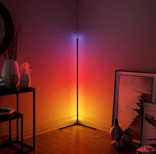 LED CORNER FLOOR LAMP (16 million colors)