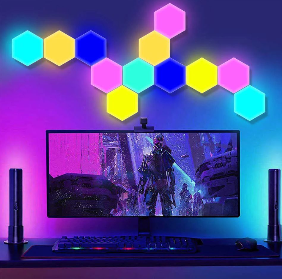 RGB LED HEXAGON LIGH (Bluetooth)